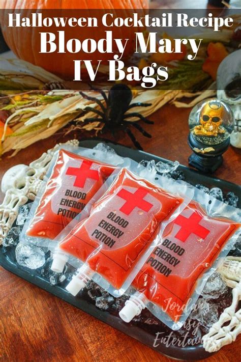 halloween iv bag drinks